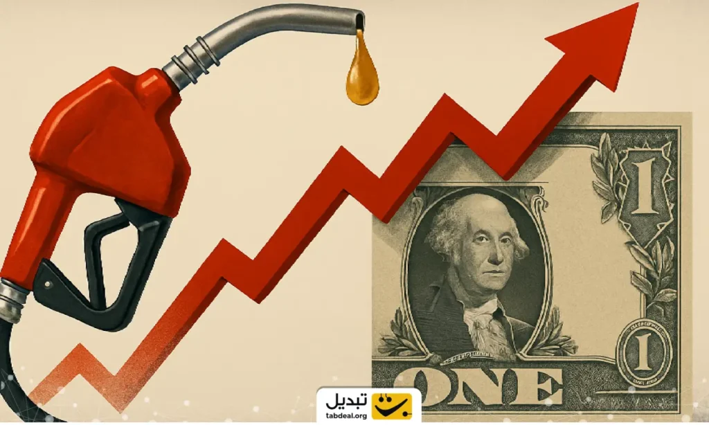 اثر نرخ سوم بنزین بر افزایش قیمت دلار در ۱۰ روز معاملاتی